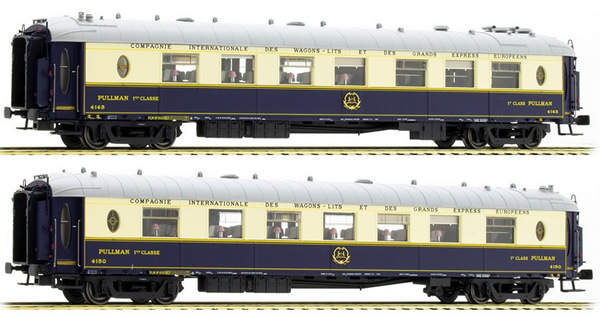 LS Models 49170 - Orient Express 2pc Saloon Car Set Typ WP & Wpc with Kitchen of the CIWL